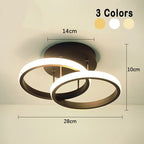 Bright Adjustable 3-Ring LED Ceiling Light Fixture for Modern Interiors — product view 12