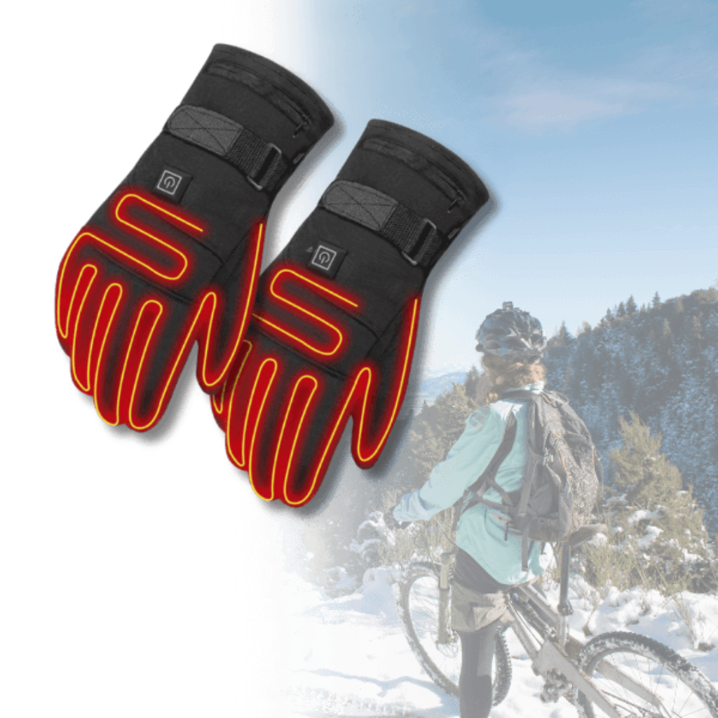 Thermal Rechargeable Heated Waterproof Gloves - Outdoor Touchscreen Winter Gear — product view 1