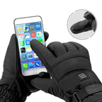 Thermal Rechargeable Heated Waterproof Gloves - Outdoor Touchscreen Winter Gear — product view 5