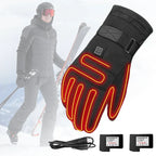 Thermal Rechargeable Heated Waterproof Gloves - Outdoor Touchscreen Winter Gear — product view 6