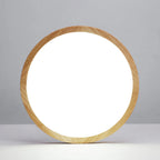 Modern Traditional Japanese-Inspired Round Flush Ceiling Light — product view 9