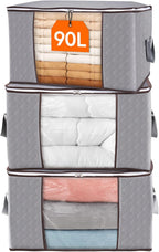 Spacious Large Foldable Storage Box with Handles and Clear Window — product view 4