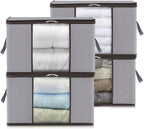 Spacious Large Foldable Storage Box with Handles and Clear Window — product view 10
