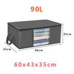 Spacious Large Foldable Storage Box with Handles and Clear Window — product view 16