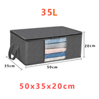 Spacious Large Foldable Storage Box with Handles and Clear Window — product view 17