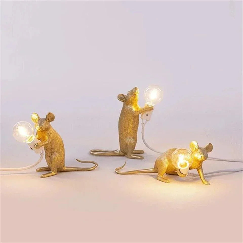 Decorative Interior Mouse Table Lamp - Creative LED Lighting for Modern Home — product view 6