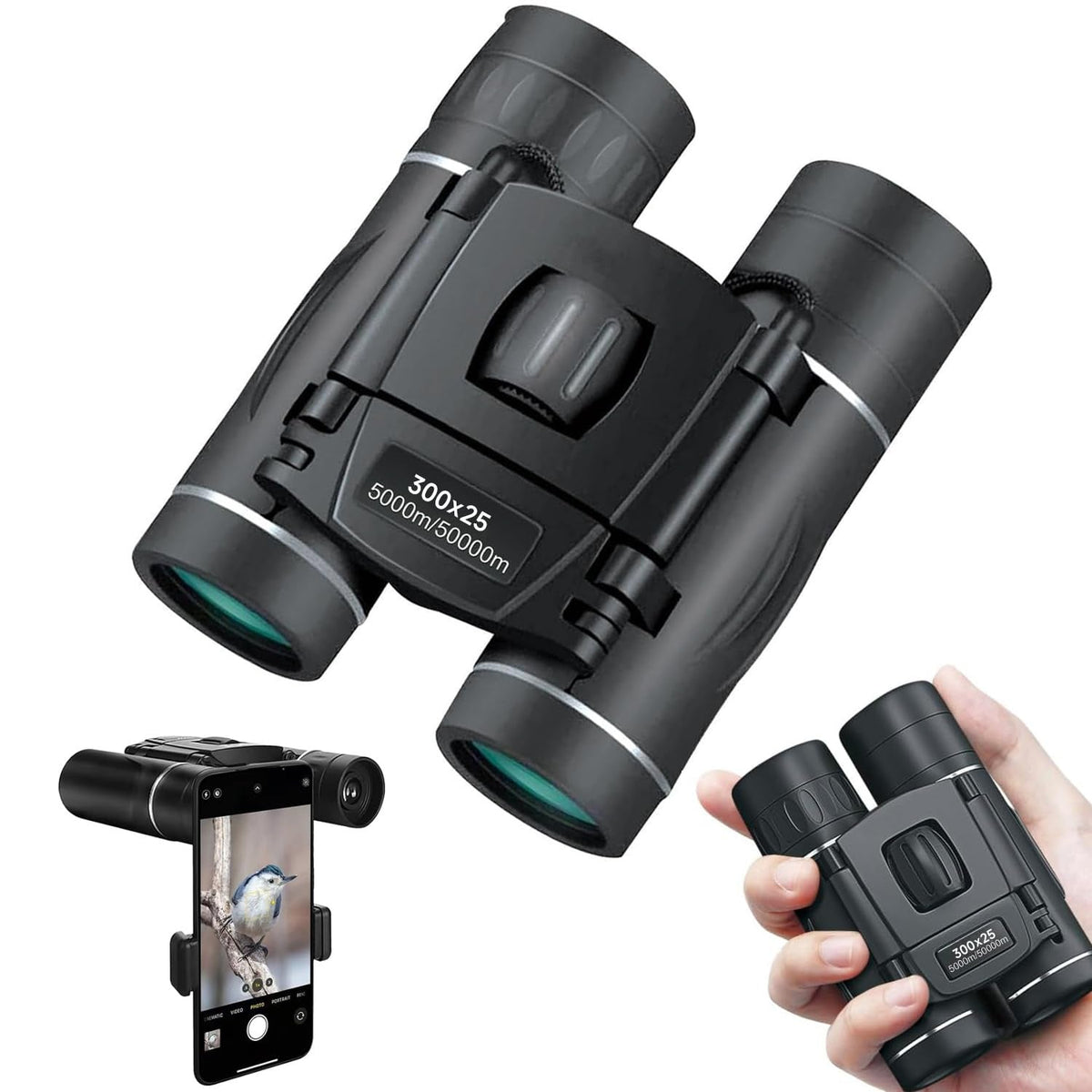 Powerful HD Compact Binoculars 40x for Long Range Outdoor Viewing — product view 1
