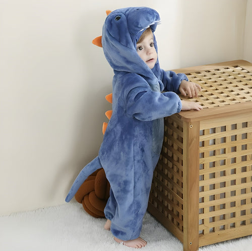 Adorable Baby Animal Onesie - Soft Zipper Romper Costume for Babies — product view 2