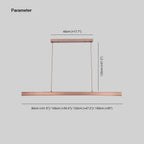 Minimalist Linear Pendant Ceiling Lamp — product view 4