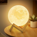 Dimmable LED Moon Lamp for Home Decor — product view 4