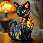 Artistic Cat-shaped Mosaic Table Lamp for Elegant Home Decoration — product view 1
