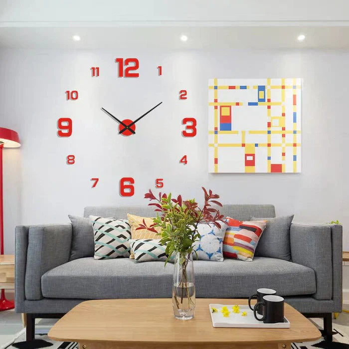 Creative Retro Wall Clock for Modern Home Interiors — product view 8