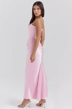 Women’s Timeless Strapless Occasion Maxi Style Wedding Guest Dresses — product view 11
