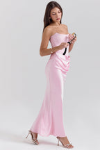 Women’s Timeless Strapless Occasion Maxi Style Wedding Guest Dresses — product view 12