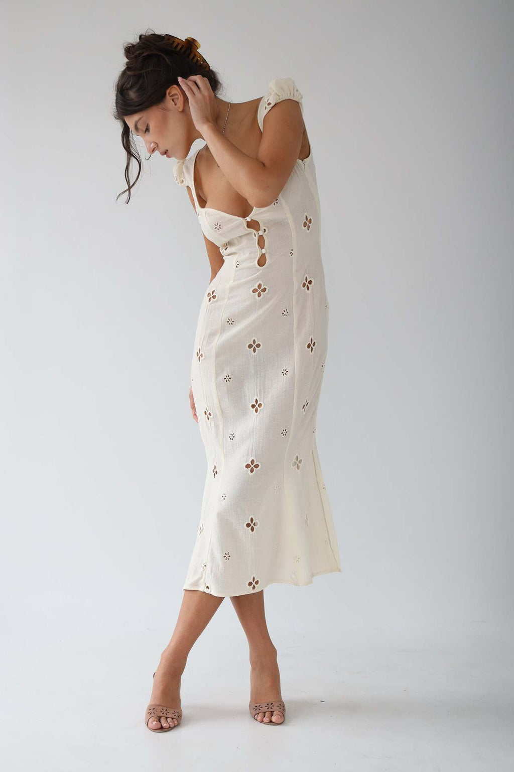 Women’s Classic Occasion Midi Wedding Guest Dresses For Events — product view 5