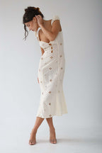 Women’s Classic Occasion Midi Wedding Guest Dresses For Events — product view 5