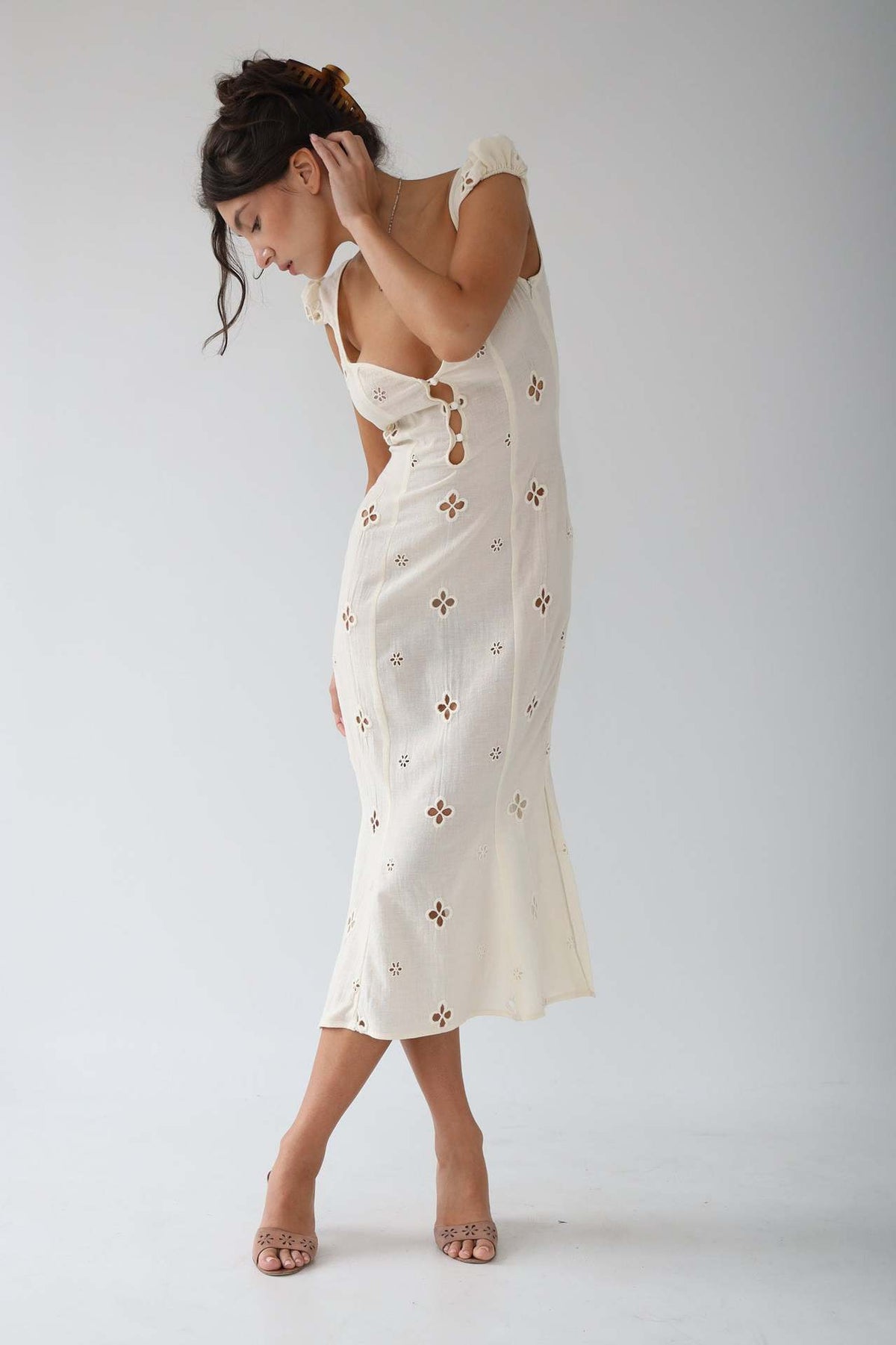 Women’s Classic Occasion Midi Wedding Guest Dresses For Events — product view 5