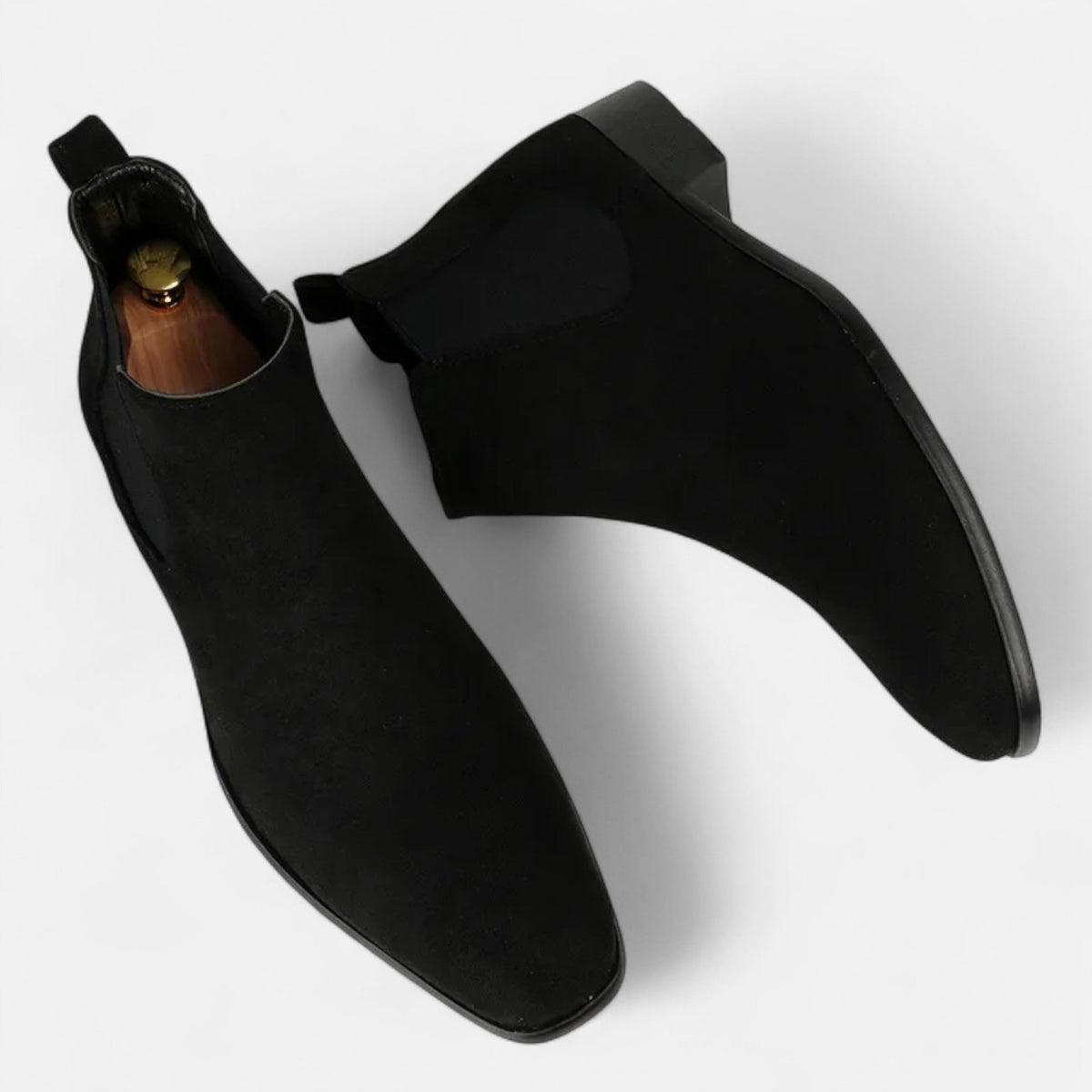 Men’s Timeless Sleek Square-Toe Fashion Chelsea Boots — product view 5