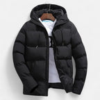 Men’s Stylish Timeless Layer Transitional Hooded Puffer Jacket for Cold Weather — product view 1