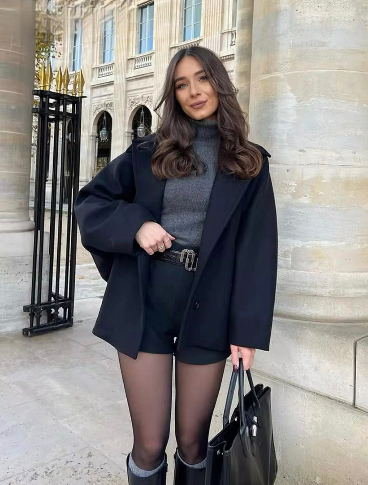 Women's Stylish Button Formal Business Coat for Winter — product view 4