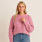 Women's Modern Elegance Knitted winter Jumper for Cold Season — product view 1