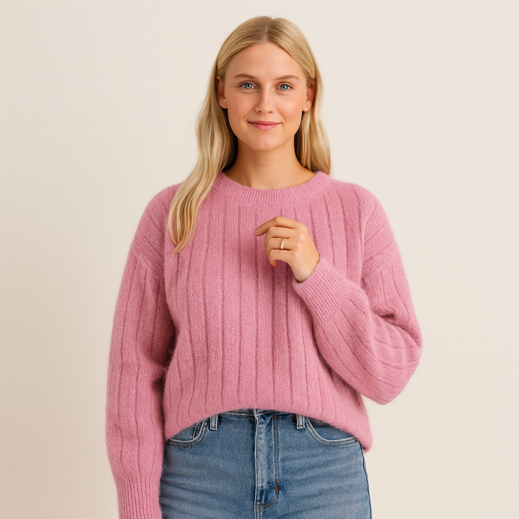 Women's Modern Elegance Knitted winter Jumper for Cold Season — product view 1