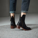Women's Timeless Modern Durable Ankle Boots with Side Zipper — product view 5