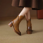 Women's Timeless Modern Durable Ankle Boots with Side Zipper — product view 6