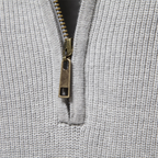 Men’s Timeless Warm Half-Zipper Knitted Sweater — product view 9
