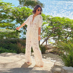 Casual Breezy Crochet Two-piece Women's Set for Everyday Wear — product view 1