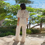 Casual Breezy Crochet Two-piece Women's Set for Everyday Wear — product view 2