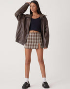 Women’s Fashion Oversized Biker's Bomber Jacket — product view 2