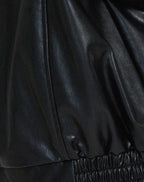 Women’s Fashion Oversized Biker's Bomber Jacket — product view 9