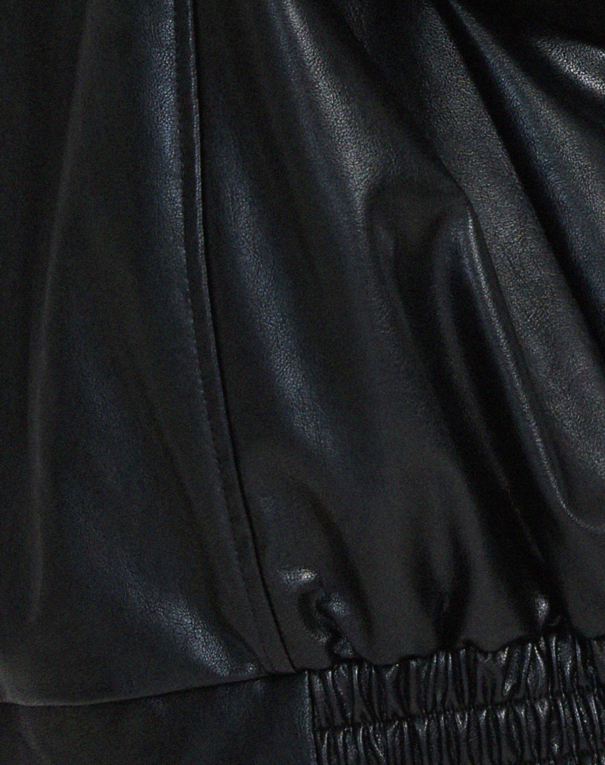 Women’s Fashion Oversized Biker's Bomber Jacket — product view 9