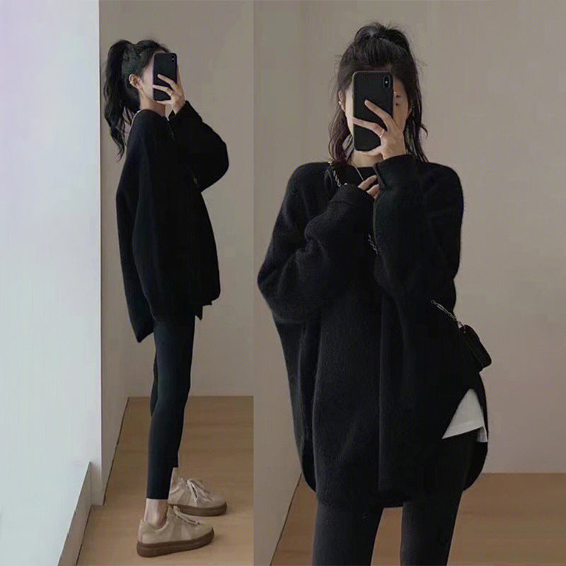 Women's Winter Long Sleeve Sweater for Cold Weather — product view 1