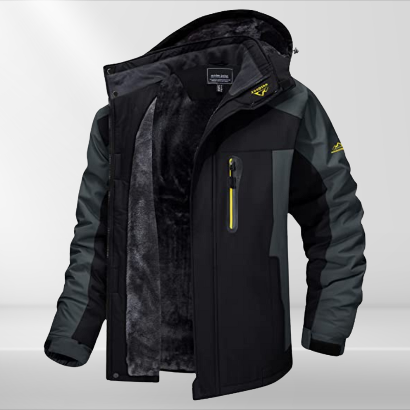 Men’s Warm Waterproof Outdoor Jacket – Perfect Cold Season — product view 7