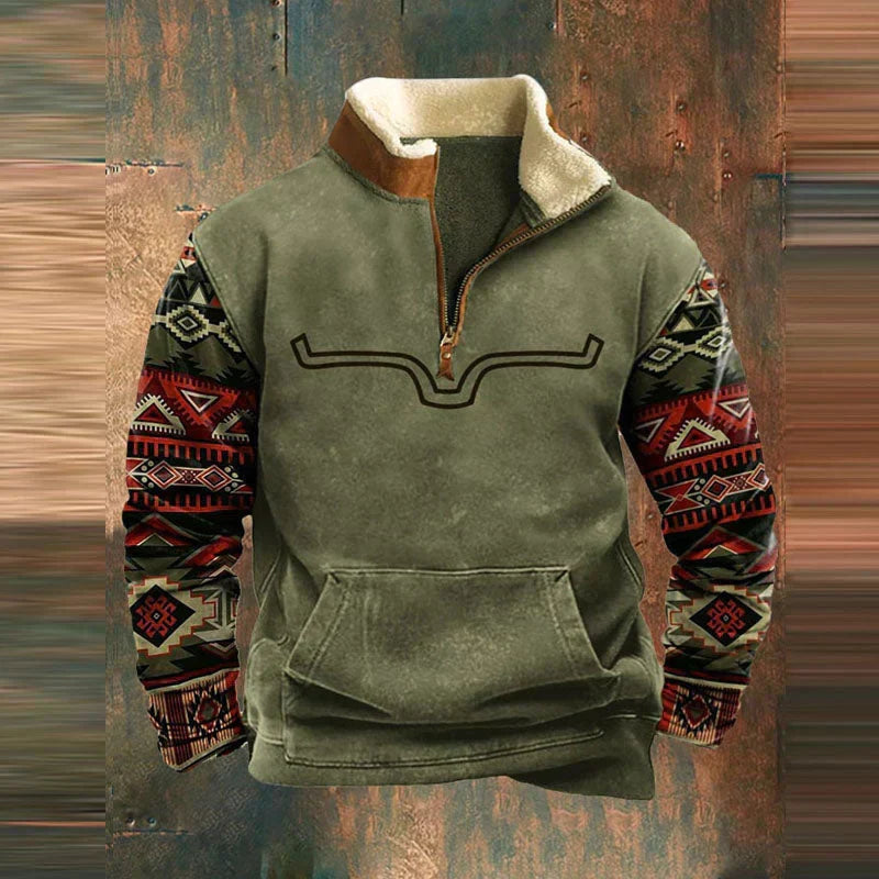 Men’s Modern Sleek Zip-Up Casual Jacket — product view 3