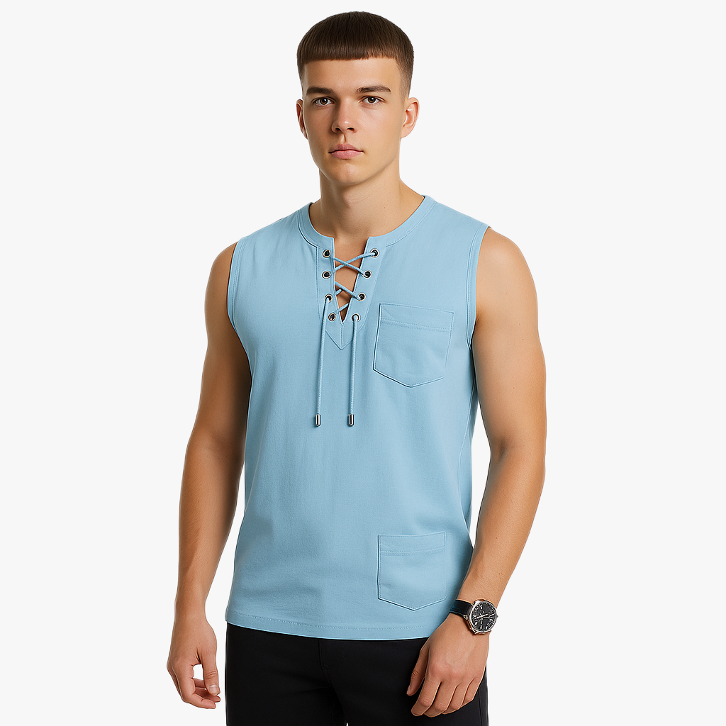 Lightweight Casual Summer Tank for Men — product view 2