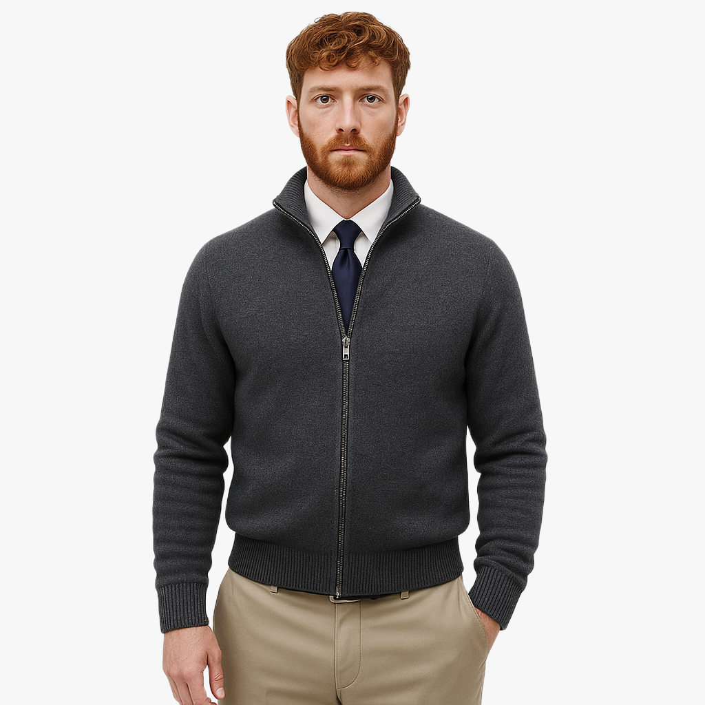 Warm Stylish Cardigan for Cold Weather Wear — product view 1