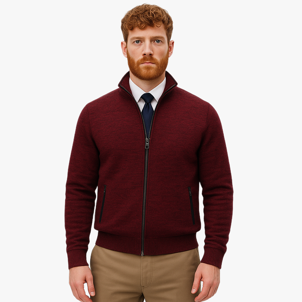 Warm Stylish Cardigan for Cold Weather Wear — product view 2
