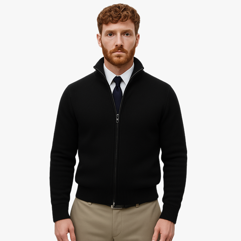 Warm Stylish Cardigan for Cold Weather Wear — product view 4
