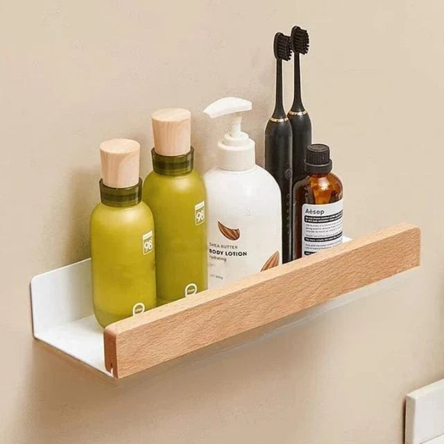 Wood Floating Shelf Protective Guardrail - Image 10