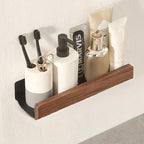 Wood Floating Shelf Protective Guardrail - Image 2