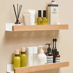 Wood Floating Shelf Protective Guardrail - Image 9