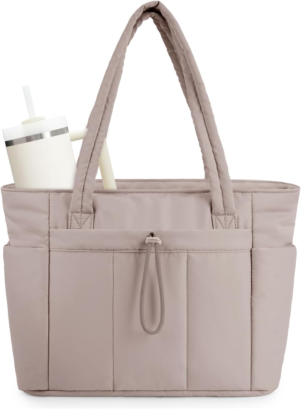 Spacious Work Tote Bag for Women with 15.6” Laptop Compartment
