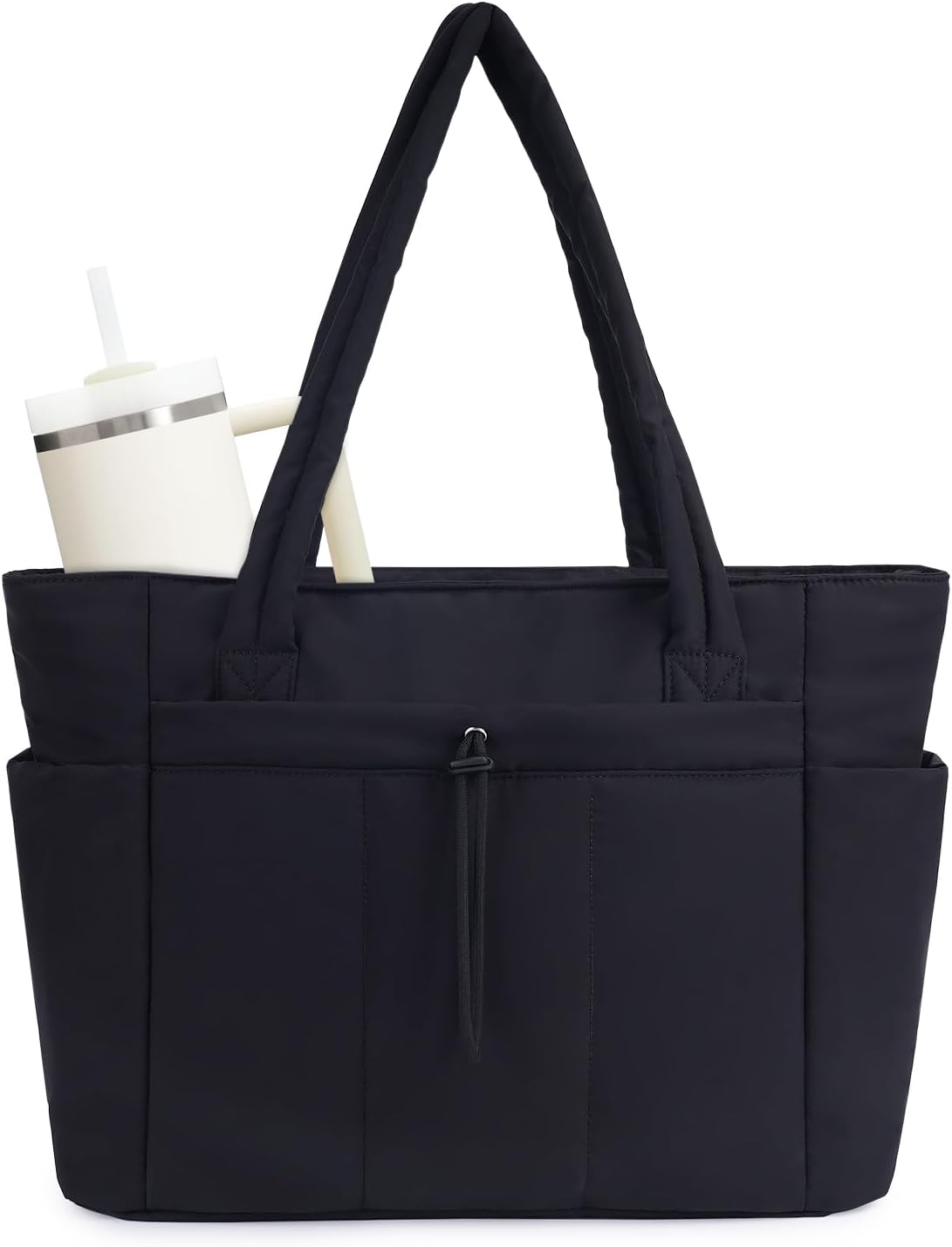 Spacious Work Tote Bag for Women with 15.6” Laptop Compartment