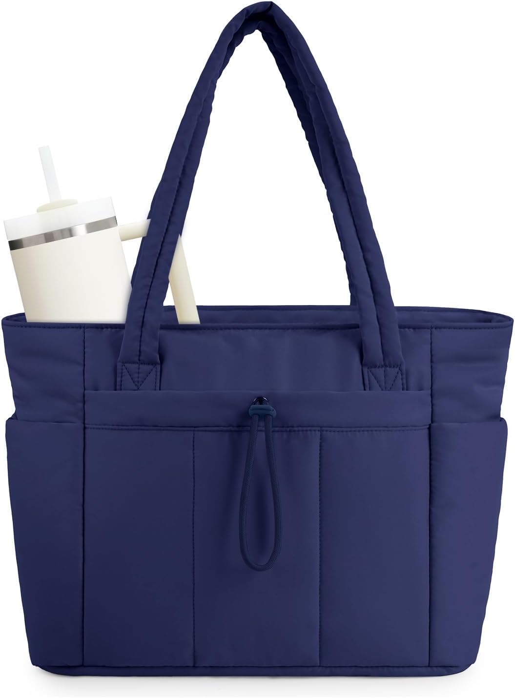 Spacious Work Tote Bag for Women with 15.6” Laptop Compartment