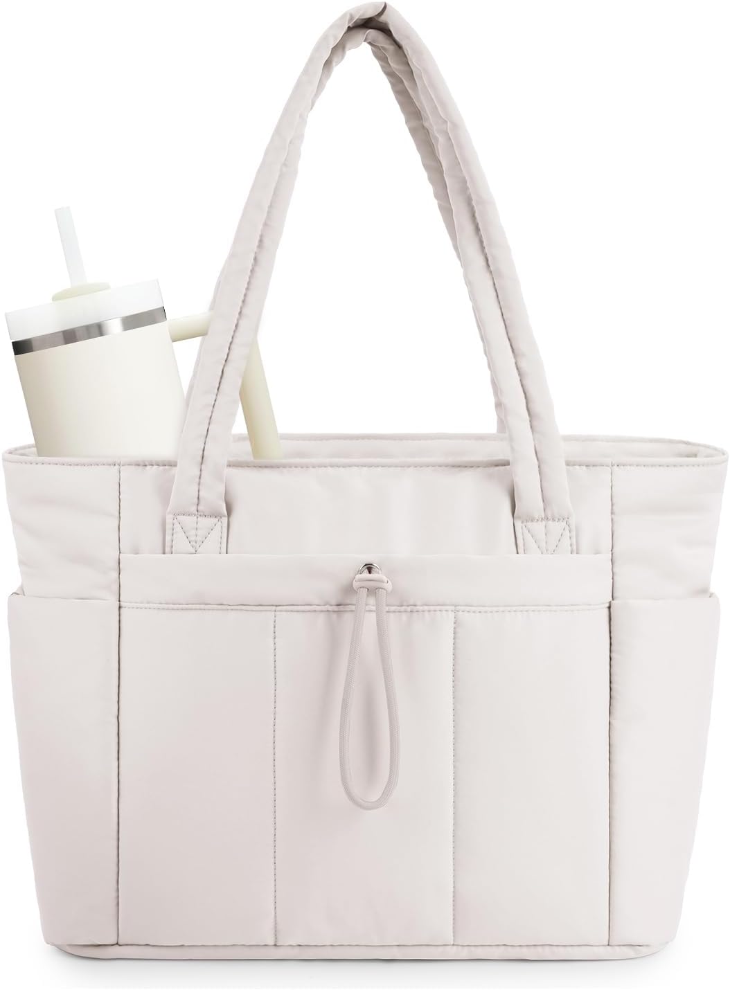 Spacious Work Tote Bag for Women with 15.6” Laptop Compartment