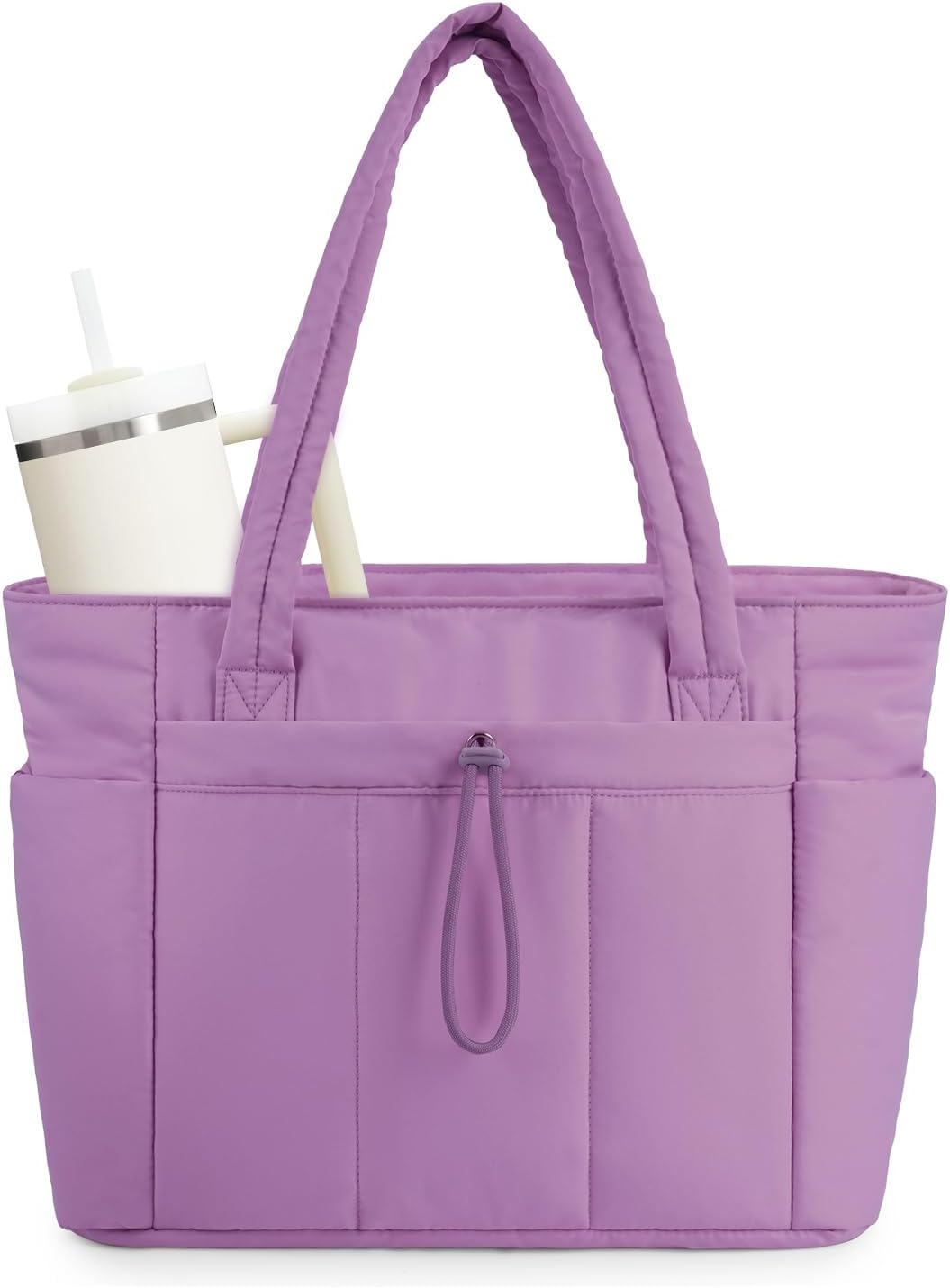 Spacious Work Tote Bag for Women with 15.6” Laptop Compartment