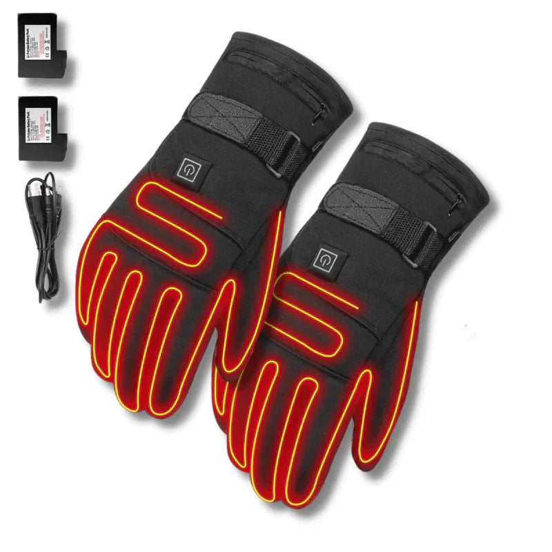 Rechargeable Heated Outdoor Gloves Waterproof Thermal Hand Warmers - Image 4